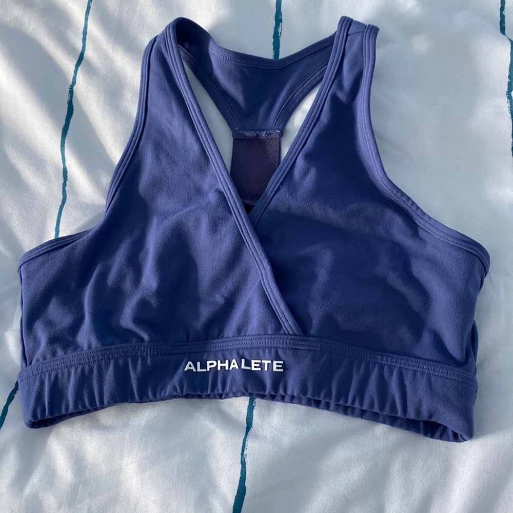 alphalete wrap sports bra